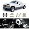 14 Pcs White Interior LED Lights Replacement Bulbs for 1999-2016 Super Duty 6000