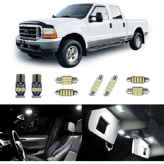 

14 pcs White Interior LED Lights Replacement Bulbs for 1999-2016 Super Duty 6000
