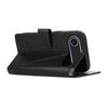 For iPhone Air Phone Case Line Imprint Leather Wallet Cover with Wrist Strap
