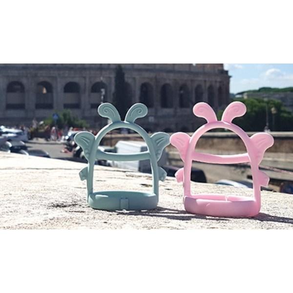 Agaphra Butterfly Wrist Teether + Case, Mint, Korean baby products