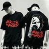Marilyn Unisexson Unisex Fashion Street Casual Tee Classic Loose Cutting Comfort Daily Wear Shirts Stylish Unique Oversized Soft