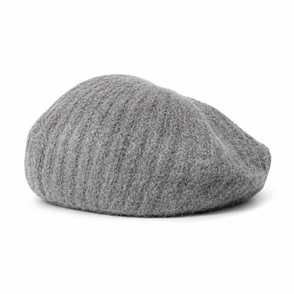 Keep Warm Women Knitted Beret Plush Painter Artist Hats Vintage Warm Knit Cap Creative Gift