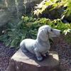 Dog Statue Outdoor Garden Resin Decor Dachshund French Bulldog Sculpture for Home Decoration Yard Ornament Puppy Figurines