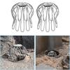 Silver Downpipe Sieve Adjustable Fit Adjustable Gutter Easy Installation Effective Blockage Reduction Fits 87 To 100 Mm