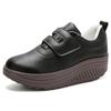Women Loafers Platform Chunky Lady Summer Casual Black Office Lady Thick Sole Height Increase Shake Shoes