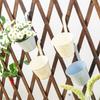 Metal Hanging Flower Pots Wall Mounted Drainable Hanging Planter with Hooks Railing Flower Planter Indoor Balcony