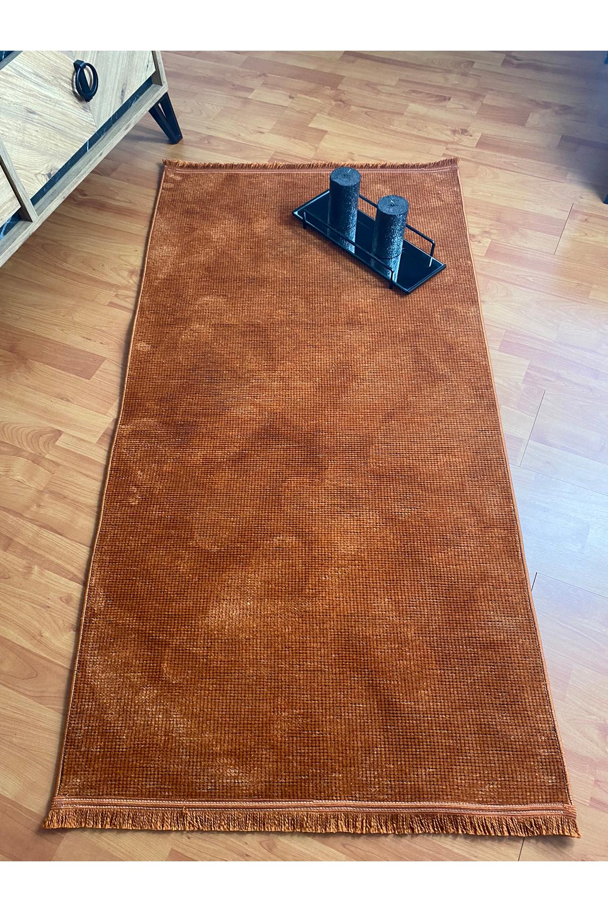 

Rovigo Home Современный тканый ковер из синели 80x150 оранжевый