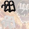[Music Symbol] Christmas Rain Gutter Light Clips | 1pcs | Music Symbol Light Hooks