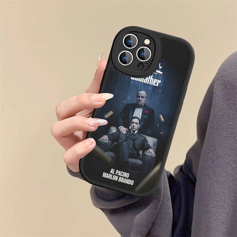 United States TV The Godfather Leather Phone Case For Iphone 16 15 14 Plus 13 12 11 Pro Max Case