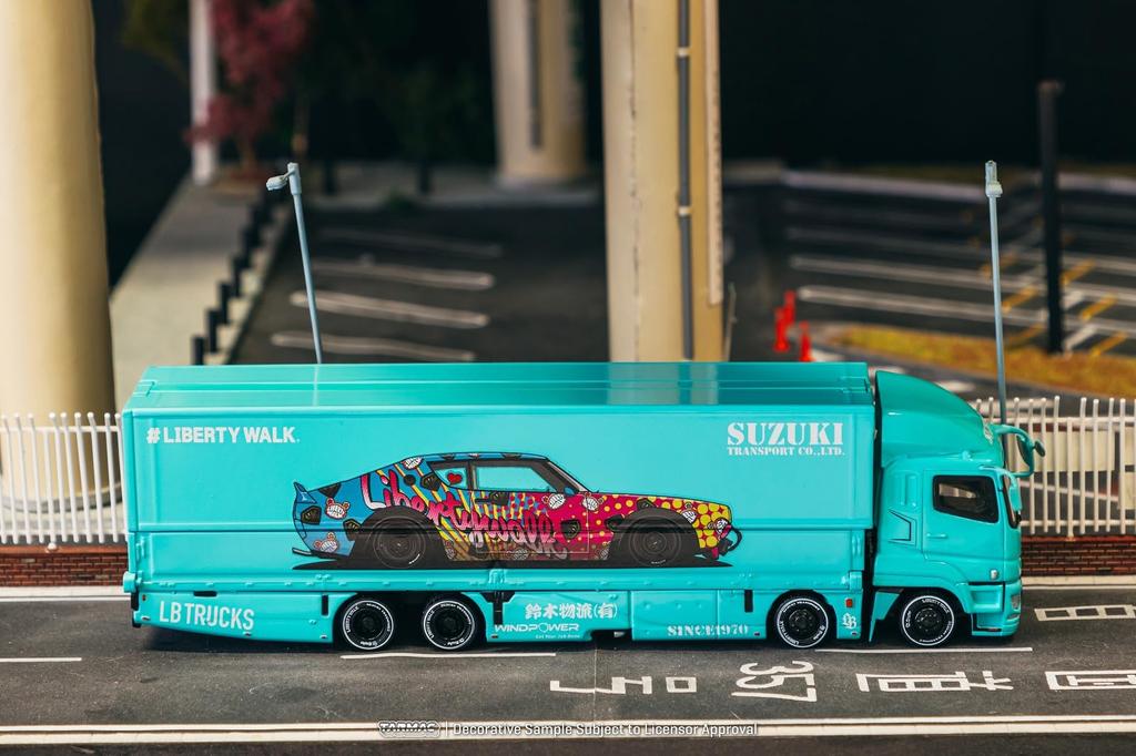 TARMACWORKS Mitsubishi Fuso Super Great Completed Product 1/64 LB-TRUCKS T64T-TL001-LBS