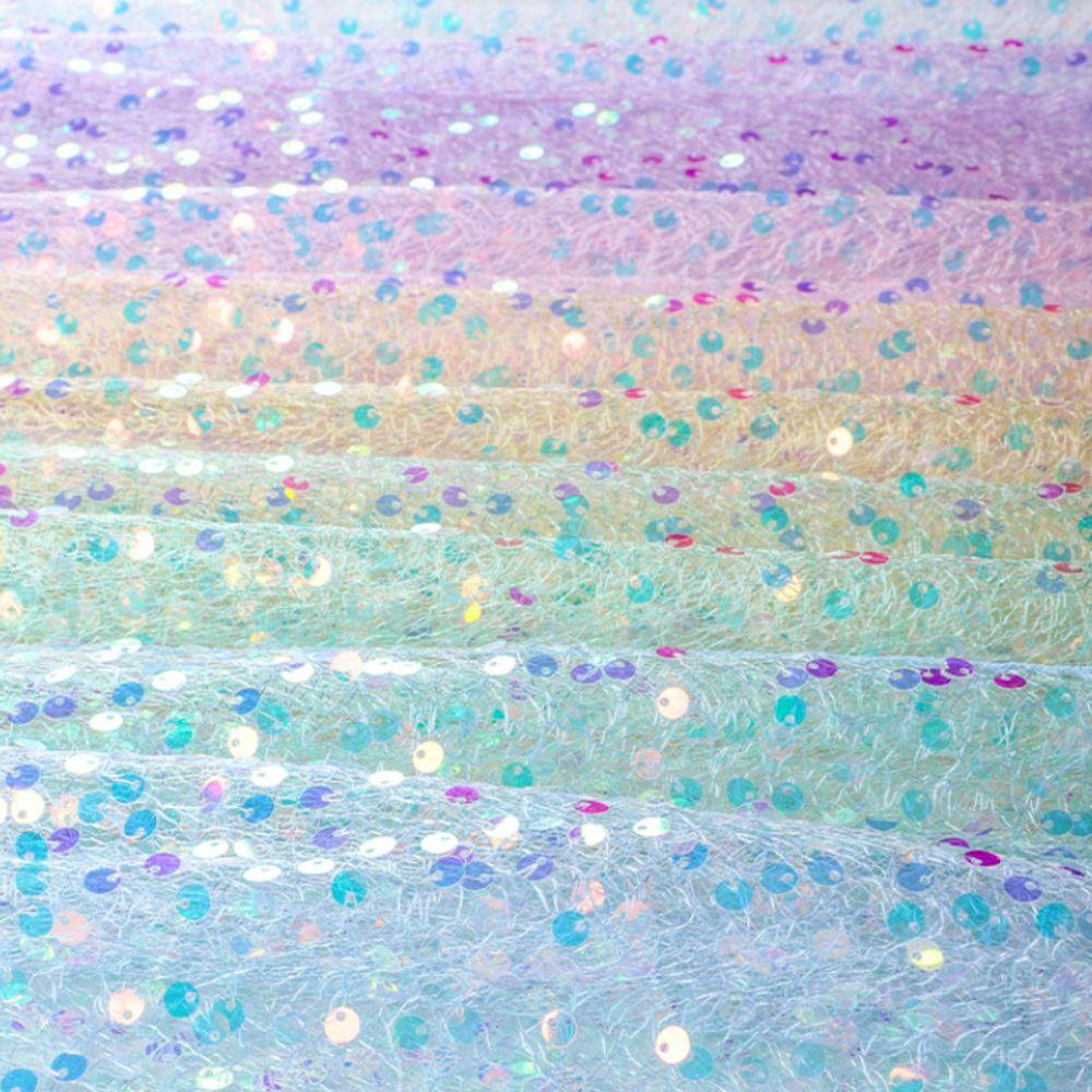 Extended Iridescent Sequin Table Runner Rectangular Table Cover Table Cloth  Home Decoration