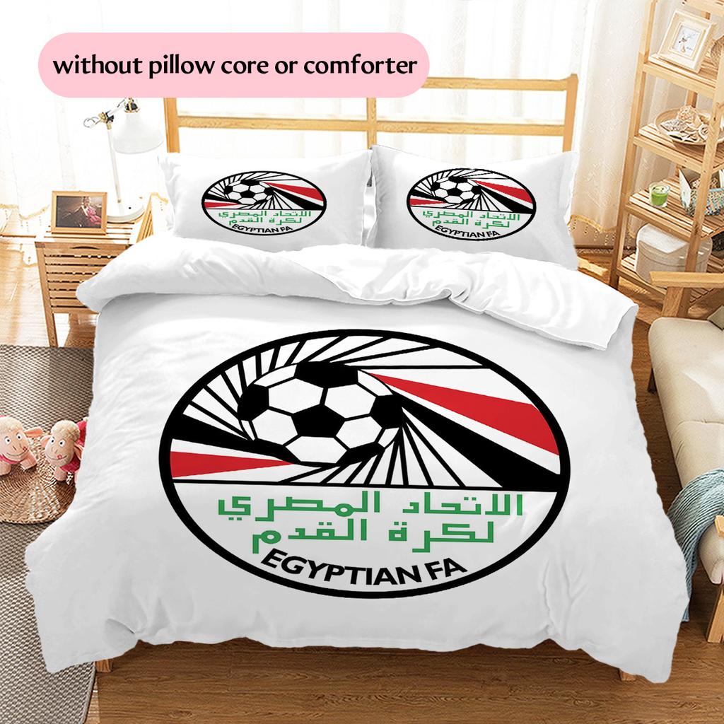 EFA Logo Pattern Bedding Quilt Set  Home Decoration  Gift (1 * duvet cover + 2 * pillowcase  without core)