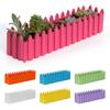 Rectangular Fence Flower Pots Seedling Seed Starter Trays Reusable Balcony Plant Seedling Pot Garden Accessories