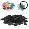 500pcs White Nonwoven Round Piece Black Round Felt Circles Felt Craft Pads  Craft Finishing