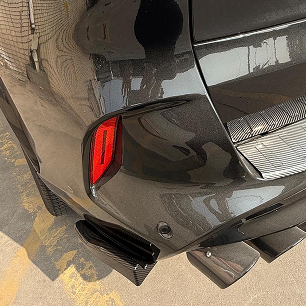 Upgrades Rear Bumper Lips with No Drilling Required Carbon Style Rear Bumper Protectors for Sedans SUVs & Sports Cars