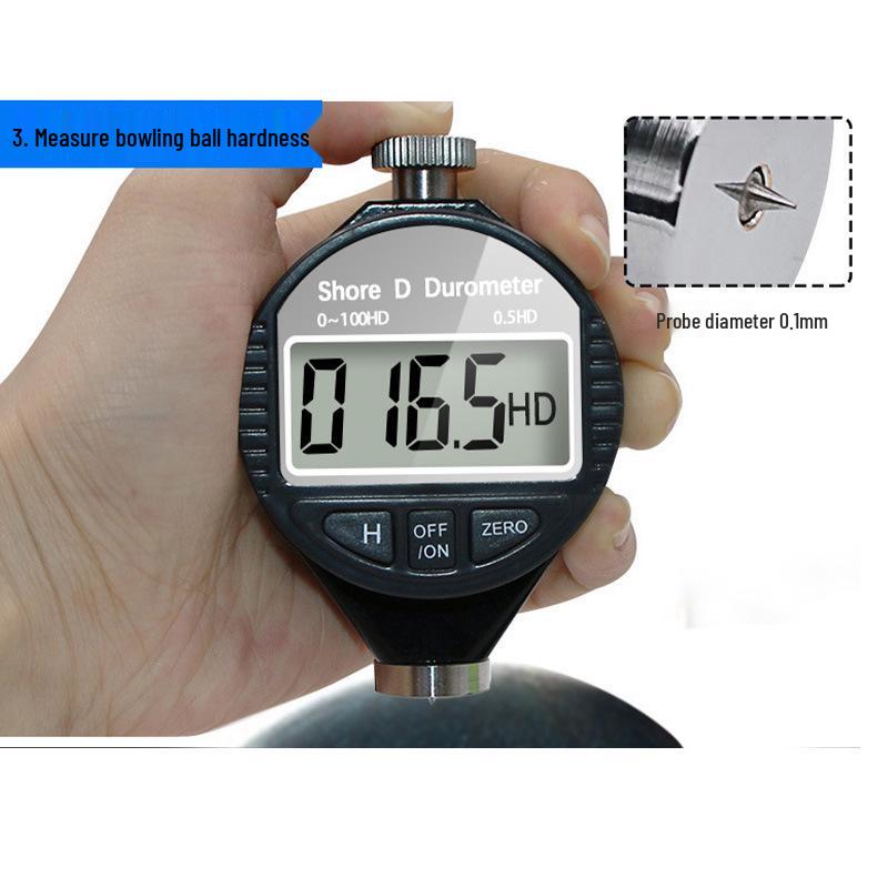 Digital Shore Hardness Tester for Silicone, Plastic, Rubber, Tires - Type A/C/D