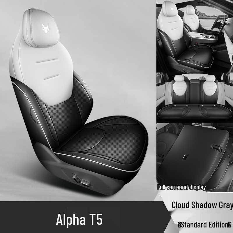 Jihu Alpha T5 Perforated Breathable Seat Cushion - All-Season Ventilation Note Vehicle Year