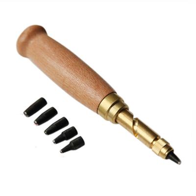 Perfurador Automático de Couro Multifuncional Ferramenta para Artesanato em Couro para Cinto DIY