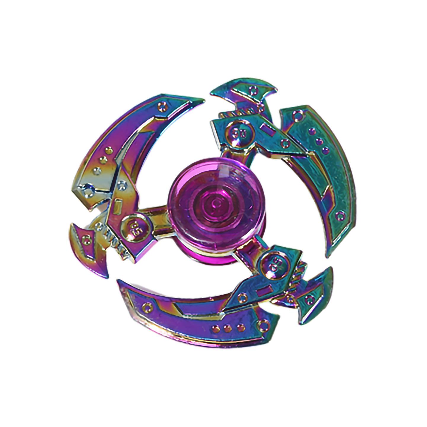 Factory Colorful Metal Fidget Spinner Decompression Toys