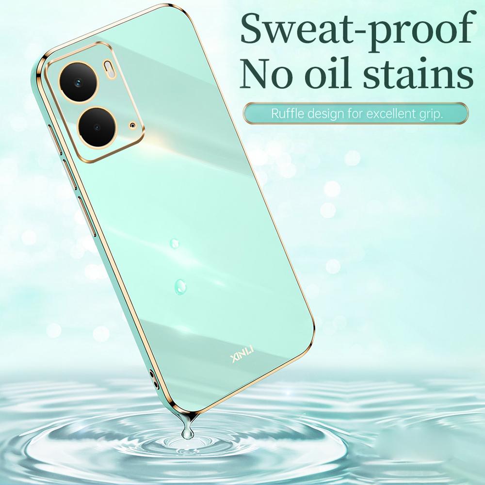 XINLI For Realme Neo7x 5G Case Ring Kickstand Electroplating TPU Phone Cover