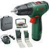 Bosch Home and Garden Cordless Drill-driver Easydrill 1200 Battery 2.0 Ah, 12 Volt System, Drill Set and Bit Set,