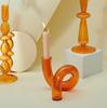Glass Vases Clear Flower Vase Candle Holders Wedding Centerpieces Home Decoration Table Centerpieces Candlestick Holder