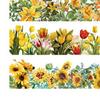 4 Sheet Natural Flower Stickers for Scrapbook Journaling Photo Albums Notebooks Envelopes DIY Craft