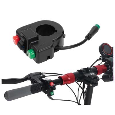 Elektrische Scooter Claxon Schakelaar 5-pins Waterdichte Connector 3 in 1 Vervang Stuur Koplamp Richtingaanwijzer Schakelaar voor Kugoo M4/Pro