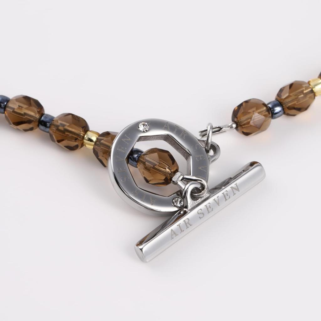 Czech Glass Magnetic Necklace Czechglass Stiff Shoulders Promote Blood Circulation Stylish Unisex Managed Medical Equipment Made in Japan [MIONO] [AIR