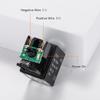 Elettrovalvole 12V Per Sistemi Pneumatici 2 Vie 3 Posizioni Controllo Flussi Aria Corpo in Leghe Con Porte da 1/4"