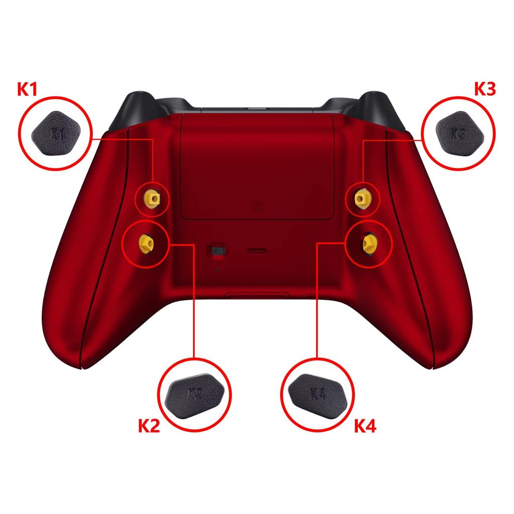 eXtremeRate Programmable Remap Kit for Xbox Series Upgrade Board for Xbox Core Controller with Redesigned Back Side and Rear Buttons X/S Controllers,