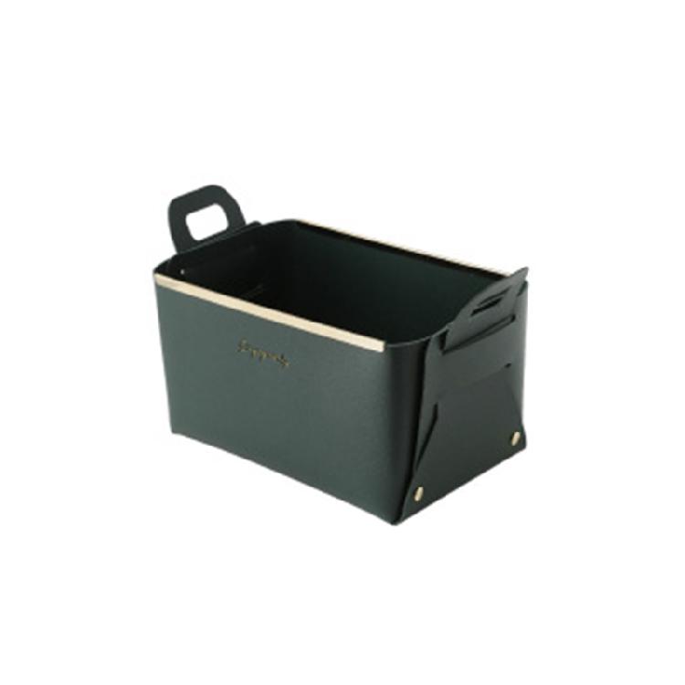 Creative Leather Storage Boxes Small Things Collection Help You to Save Spac
