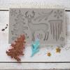 Christmas Elk Shaped Silicone Mold DIYs Christmas Tree Snowflake Cake Baking Decoration Chocolate Mold Elk Silicone Mold