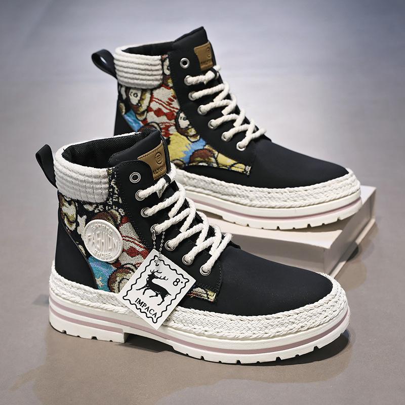 Men's shoes winter new Martin boots men's teen high-top board shoes men's casual sports shoes men's shoes