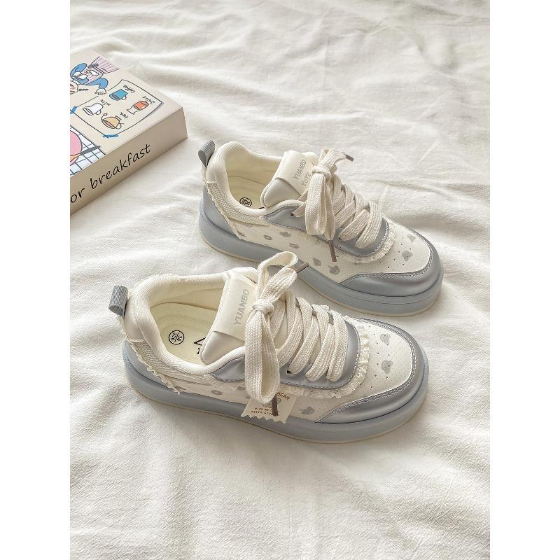 Thick-soled Little White Shoes Female Student 2 New Versatile Breathable Casual Board Shoes Bread Shoes Female