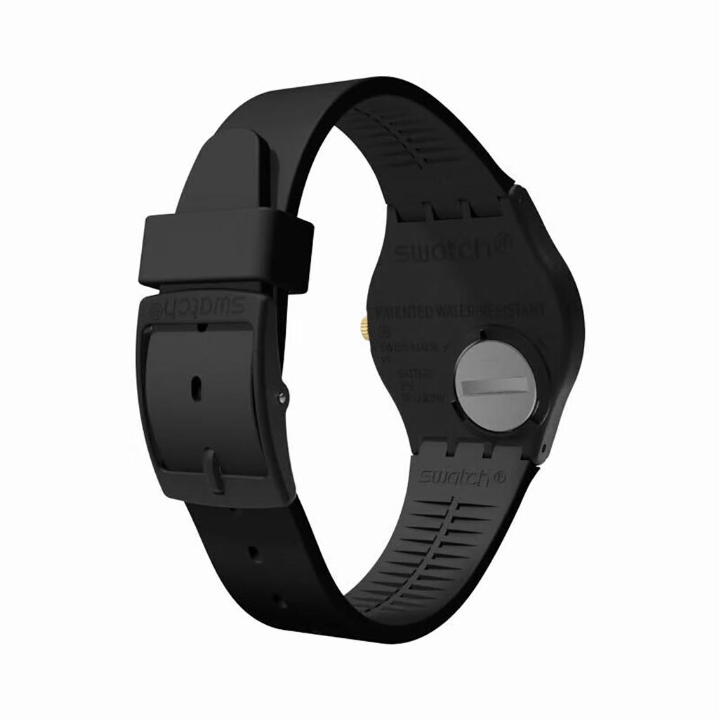 Swatch Unisex Schwarze Uhr SO28B113 SO28B113