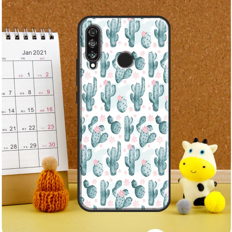 Cactus Succulent For Huawei Nova 12i 12s 7i 8i 11i 11 9 10 SE Y60 Y61 Y70 Y72 Y73 Y90 Y91 P30 P40 Lite Case