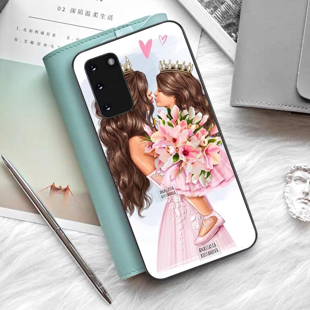 Super Mom MaMa Fundas Phone Case For Samsung S 9 10 20 21 22 23 30 23 24 Plus Lite Ultra FE S10lite Fundas