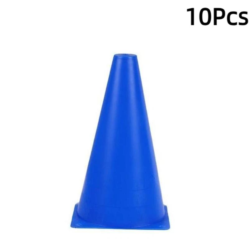 10Pcs 18CM Sports Training Cones High Visibility Marker Cones for Football Road Practice Youth Soccer Training Accessories