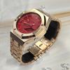 Casio Men Liquid Crystal,Analog Dual Display Series Red Watch GA-2100-4A(Watch3--)