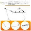 PPIOOY Harmonica Holder for 10-Hole Harmonicas, Neck Strap Type, Adjustable Metal Frame, Anti-Slip Design, Lightweight Professional Support, Silver,