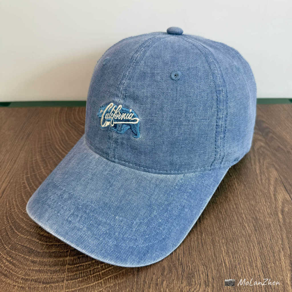 Bear Embroidery Baseball Cap With Wide Brim For Men Women Summer Sunshade