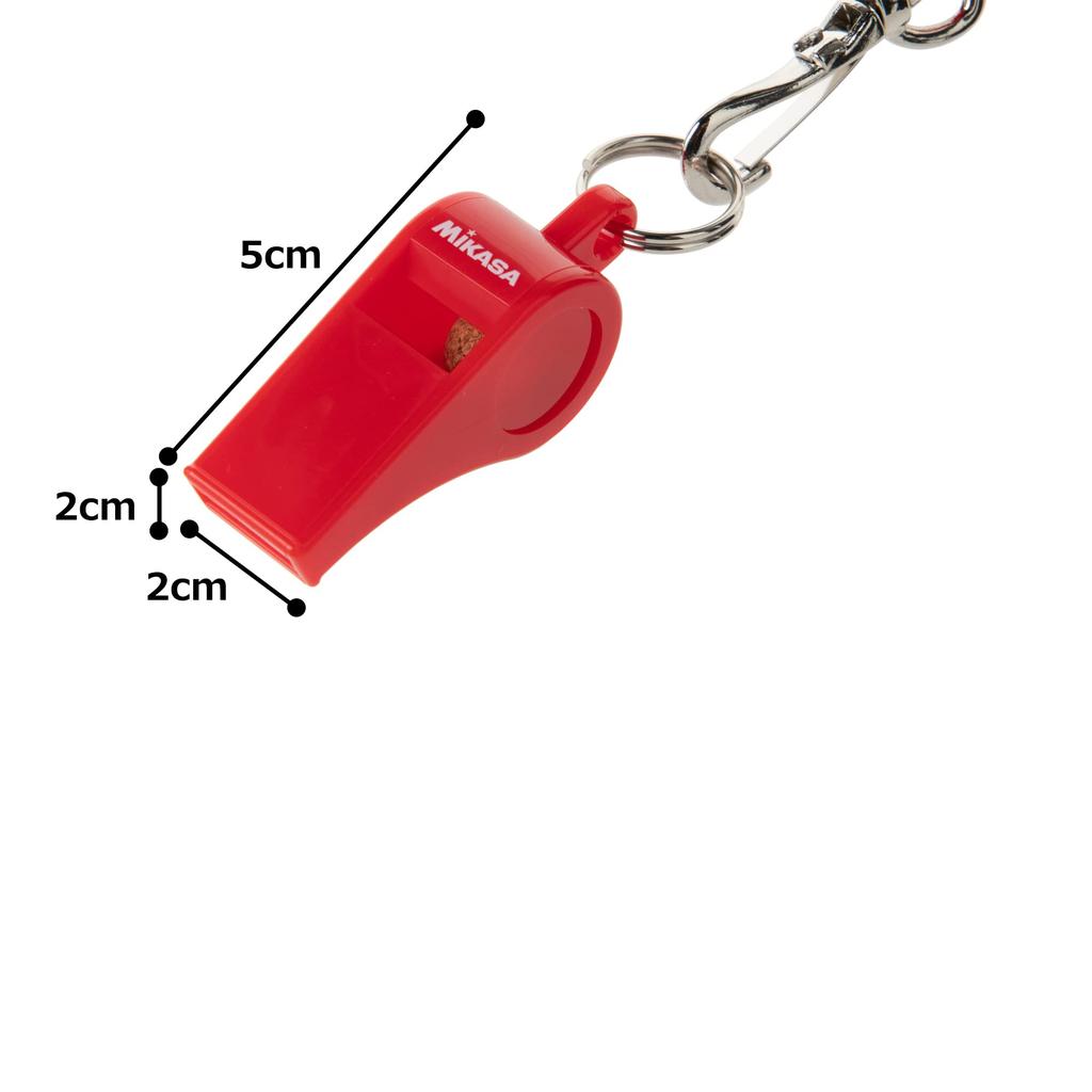 MIKASA R Plastic Echo Whistle WH-2 (Red)