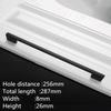 KK&FING 1PC Simple Black Aluminum Kitchen Cabinet Door Handles Drawer Pulls Glass Cabinet Wardrobe Door Pulls Furniture Hardware