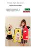 Cartoon Fire Extinguisher Plush Pillow with Road Cone Backrest and Warning Sign Prop