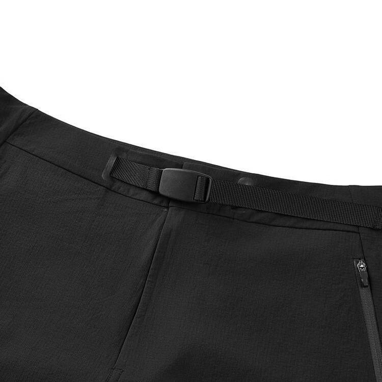 Skechers Sport Life Series Simple Comfortable Outdoor Cuffed Casual Pants Men Bottoms Carbon-Black P424M211-0018