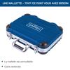 Mallette a outils SCHEPPACH - TB170 - 135 pieces - Outils en acier chrome vanadium - Mallette verrouillable