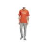 Adidas Originals Trefoil Print Logo Short Sleeve T-Shirt Men Tops Orange DV1925
