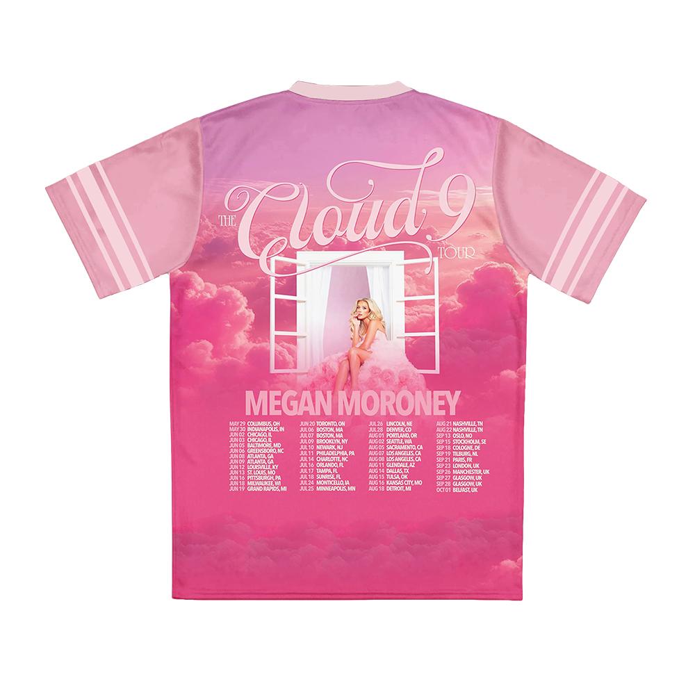 3D jersey The Cloud 9 Tour 2026 Jersey Megan Moroney Graphic Print Tshirts Short Sleeve Tees Unisex Merch T-shirt Summer 3D Funny T-shirt Band T-shirt