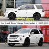 TPU/Glossy Mirror Pillar Post Cover Stickers 6PCS For Land Rover Range Freelander 2 2007 2008 2009 2010 2011 2012 2013 2014 2015